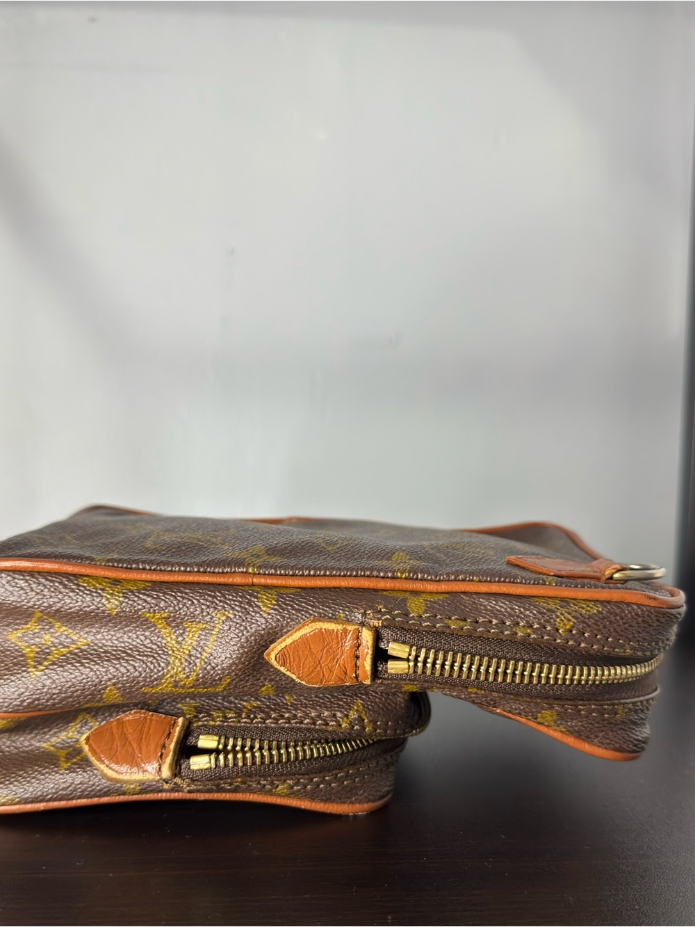 Louis Vuitton Brown Monogram Canvas Men’s Belt/Crossbody Bag - Picture 9 of 11